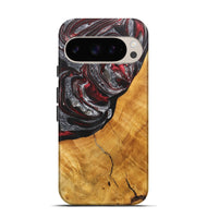 Pixel 9 Pro Wood Live Edge Phone Case - Dora (Red, 725258)