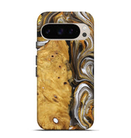 Pixel 9 Pro Wood Live Edge Phone Case - Layla (Black & White, 725270)