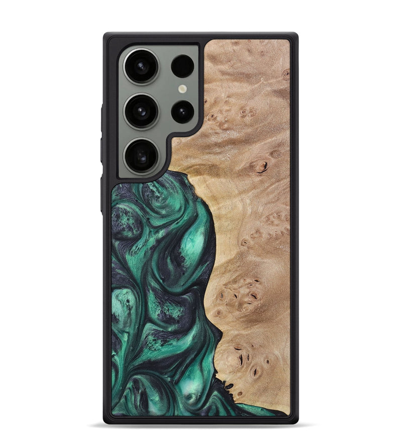 Galaxy S24 Ultra Wood Phone Case - Trey (Green, 725287)