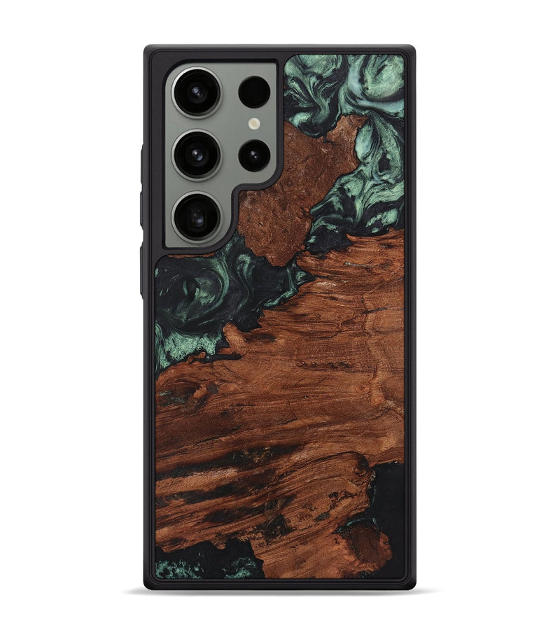 Galaxy S24 Ultra Wood Phone Case - Cara (Green, 725290)