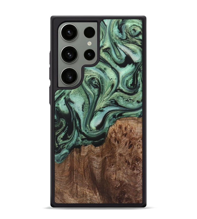 Galaxy S24 Ultra Wood Phone Case - Zaiden (Green, 725295)