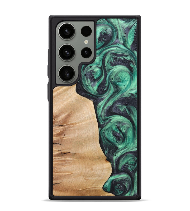 Galaxy S24 Ultra Wood Phone Case - Paige (Green, 725303)