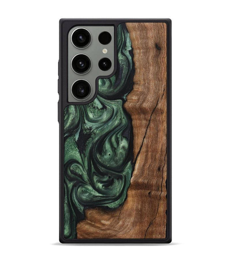 Galaxy S24 Ultra Wood Phone Case - Bryanna (Green, 725307)