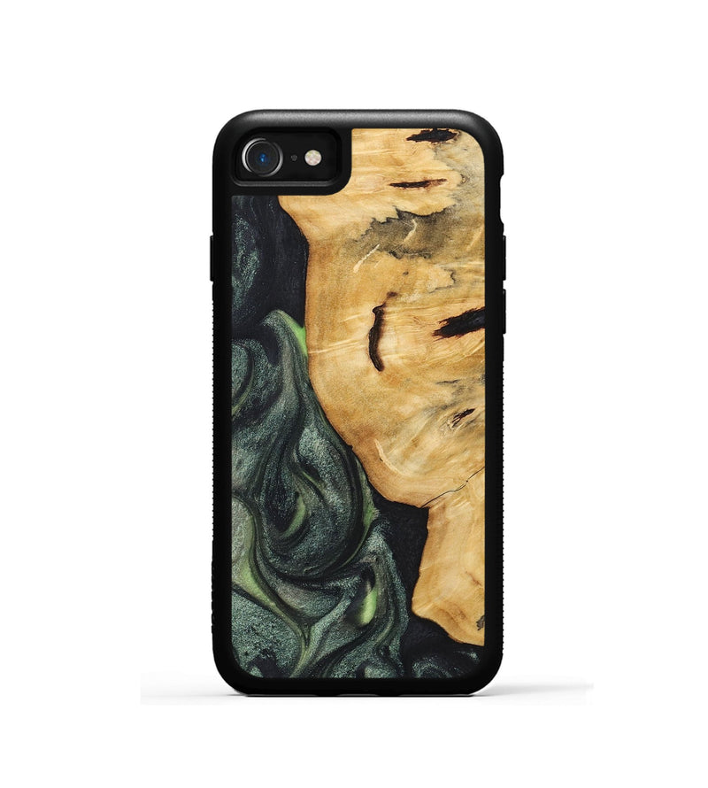 iPhone SE Wood Phone Case - Donnie (Green, 725328)