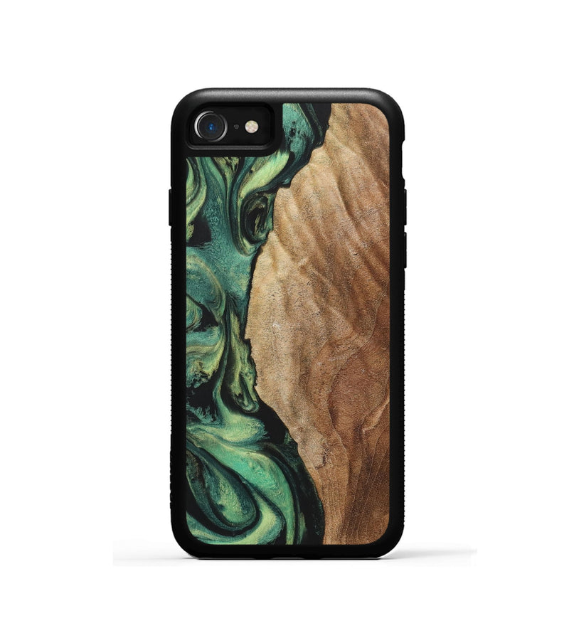 iPhone SE Wood Phone Case - Bob (Green, 725336)