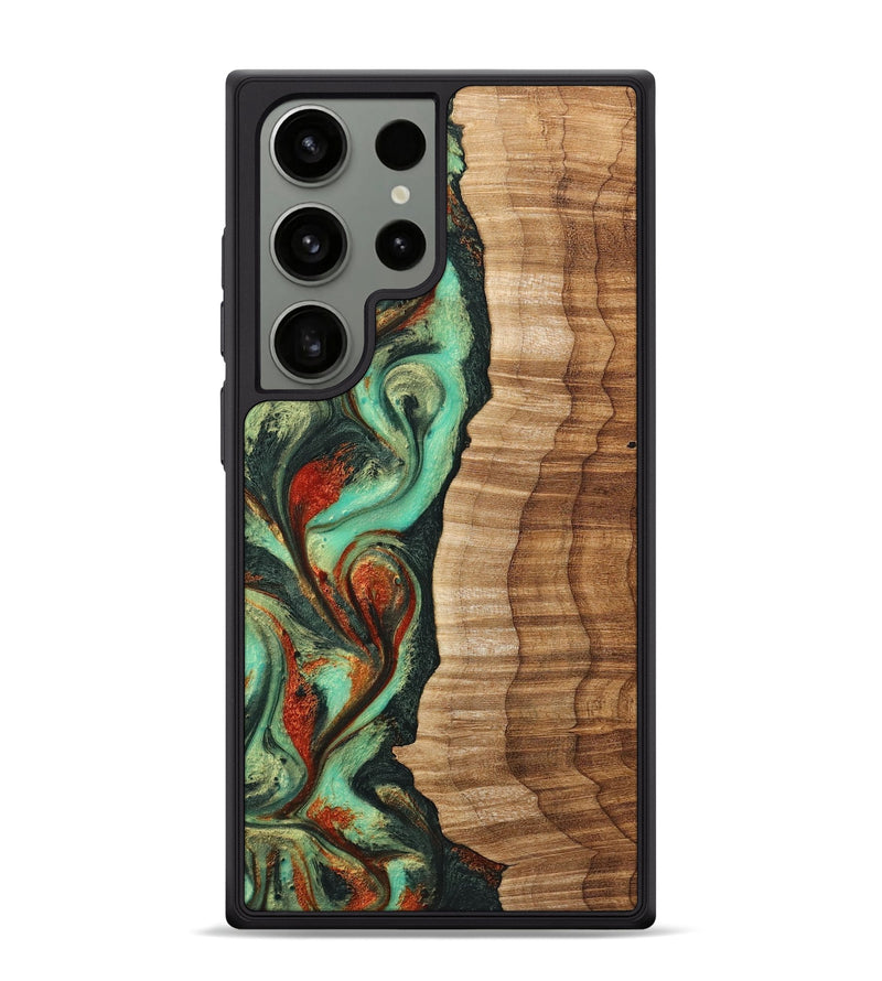 Galaxy S24 Ultra Wood Phone Case - Chris (Green, 725340)