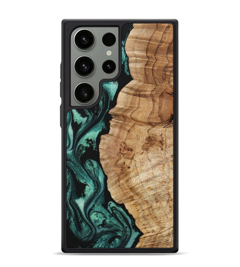 Galaxy S24 Ultra Wood Phone Case - Evangeline (Green, 725347)