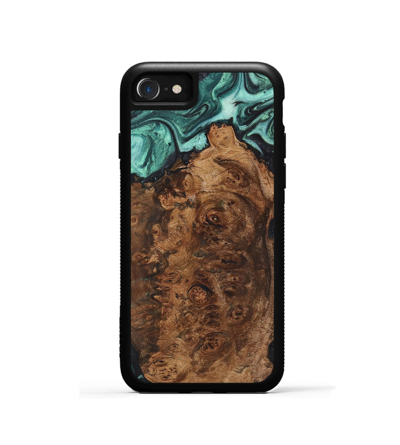 iPhone SE Wood Phone Case - Seth (Green, 725381)