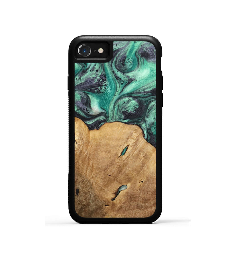 iPhone SE Wood Phone Case - Jason (Green, 725403)