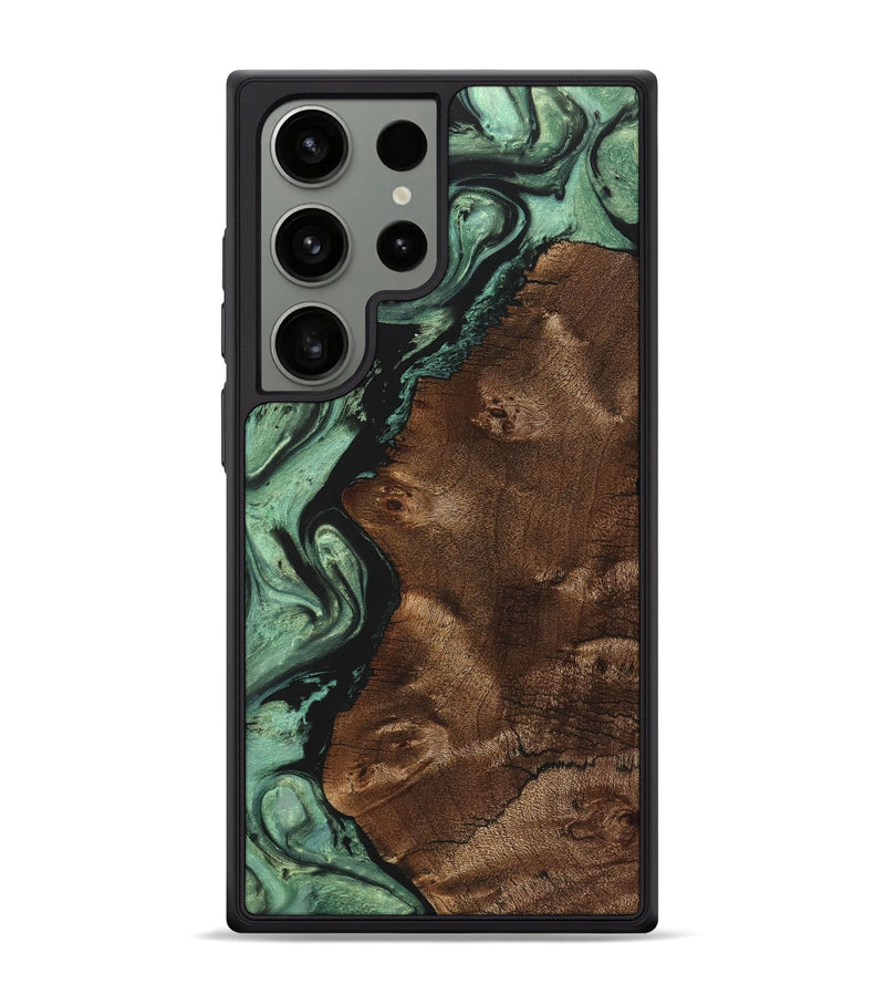 Galaxy S24 Ultra Wood Phone Case - Marc (Green, 725432)