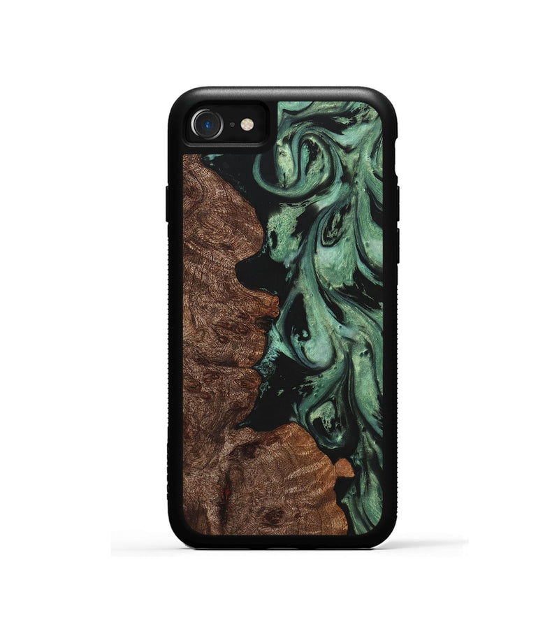 iPhone SE Wood Phone Case - Muriel (Green, 725433)