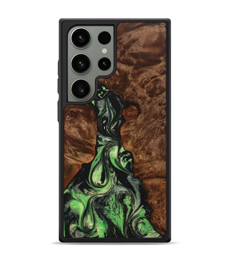 Galaxy S24 Ultra Wood Phone Case - Cora (Green, 725435)