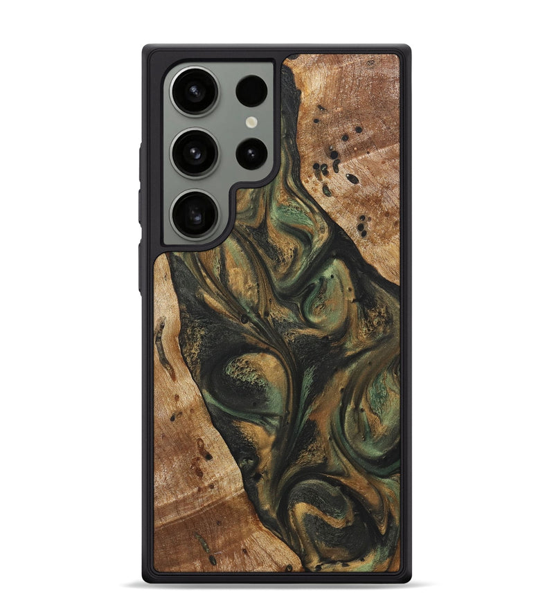 Galaxy S24 Ultra Wood Phone Case - Pauline (Green, 725464)