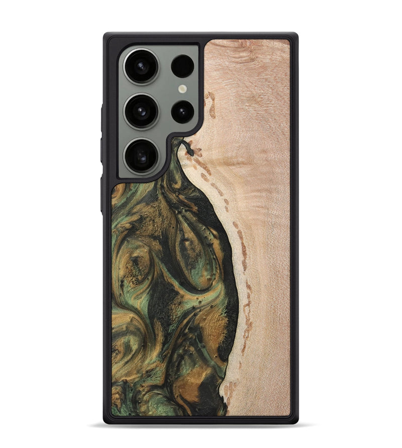 Galaxy S24 Ultra Wood Phone Case - Lesley (Green, 725465)