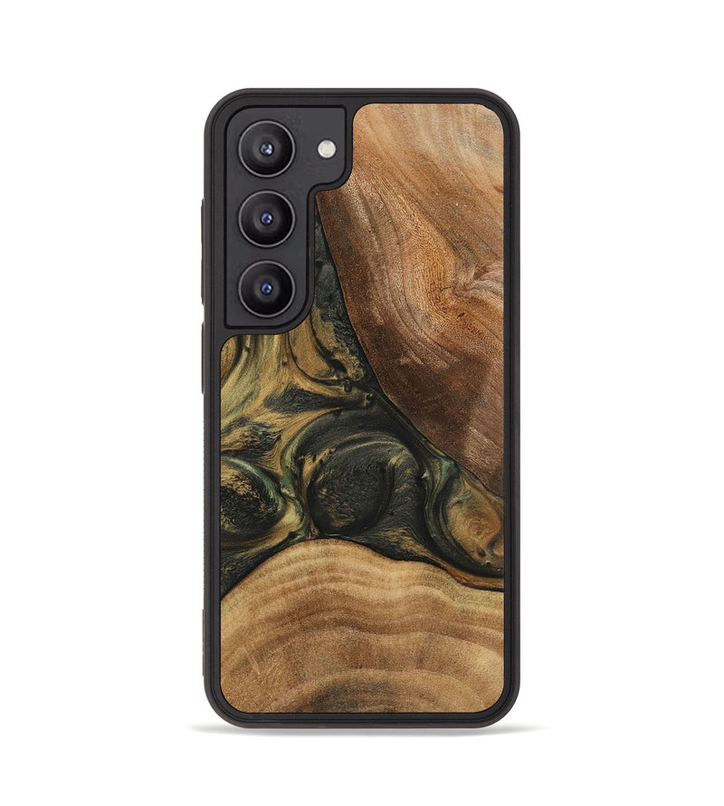 Galaxy S23 Wood Phone Case - Emily (Green, 725496)