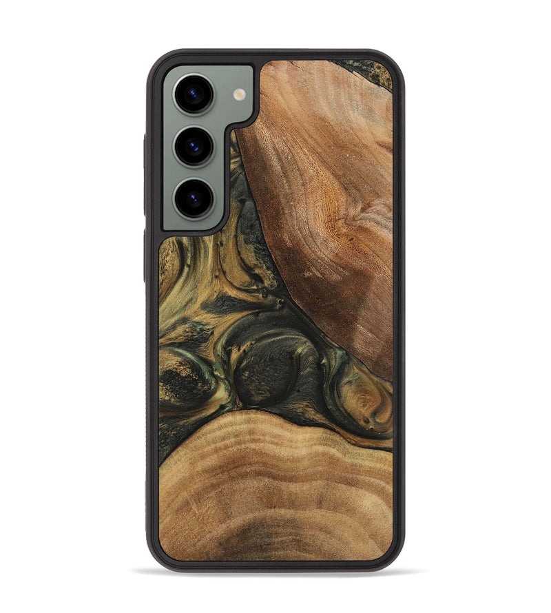 Galaxy S23 Plus Wood Phone Case - Emily (Green, 725496)