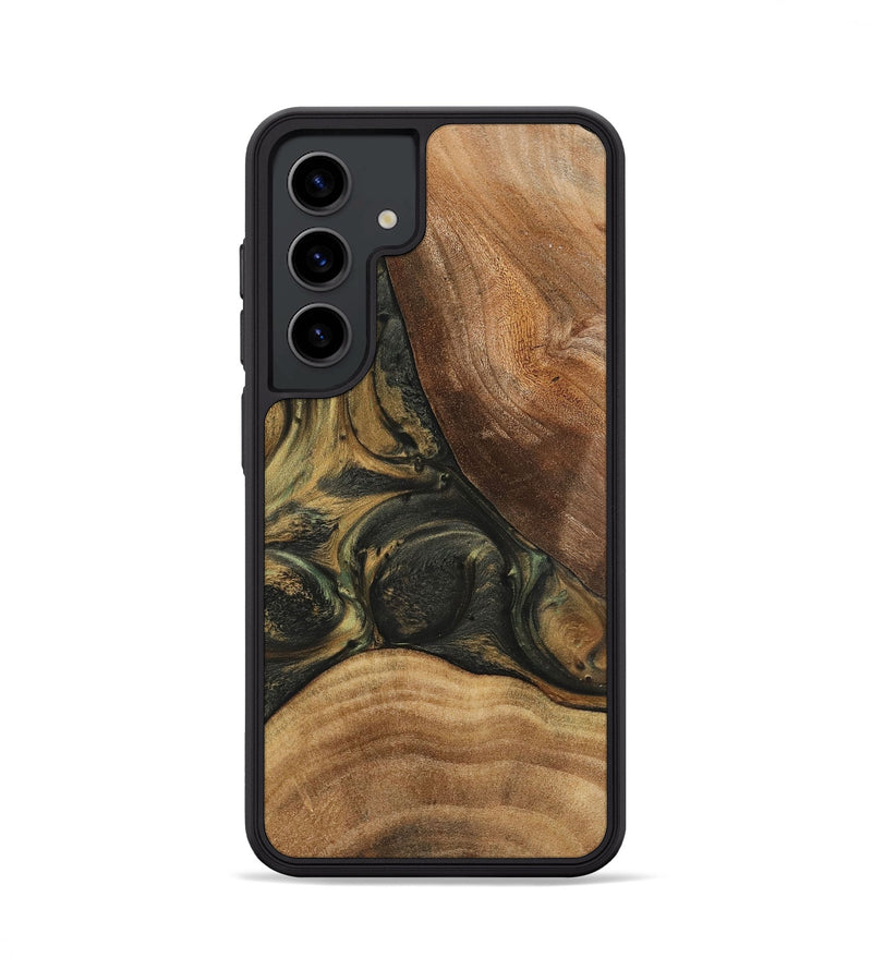 Galaxy S24 Wood Phone Case - Emily (Green, 725496)