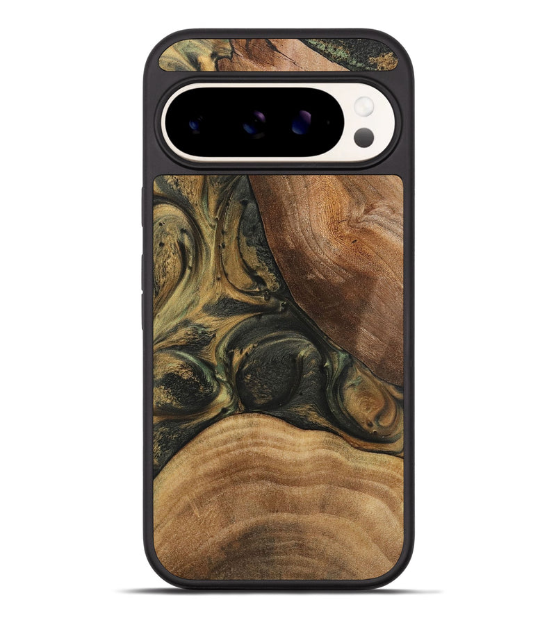 Pixel 9 Pro XL Wood Phone Case - Emily (Green, 725496)