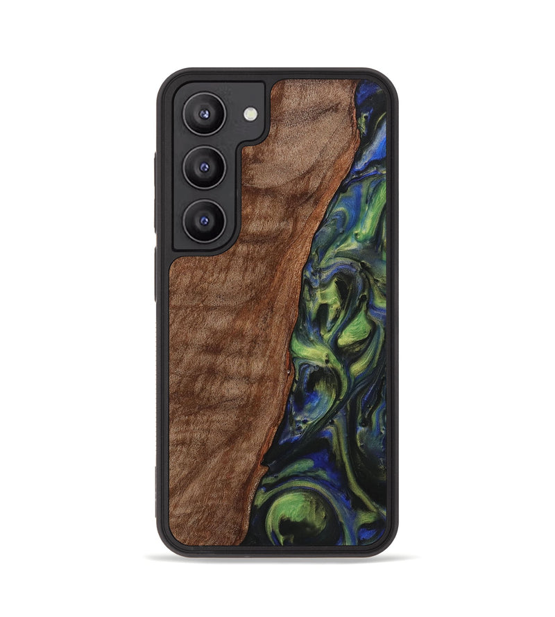 Galaxy S23 Wood Phone Case - Farrah (Green, 725535)