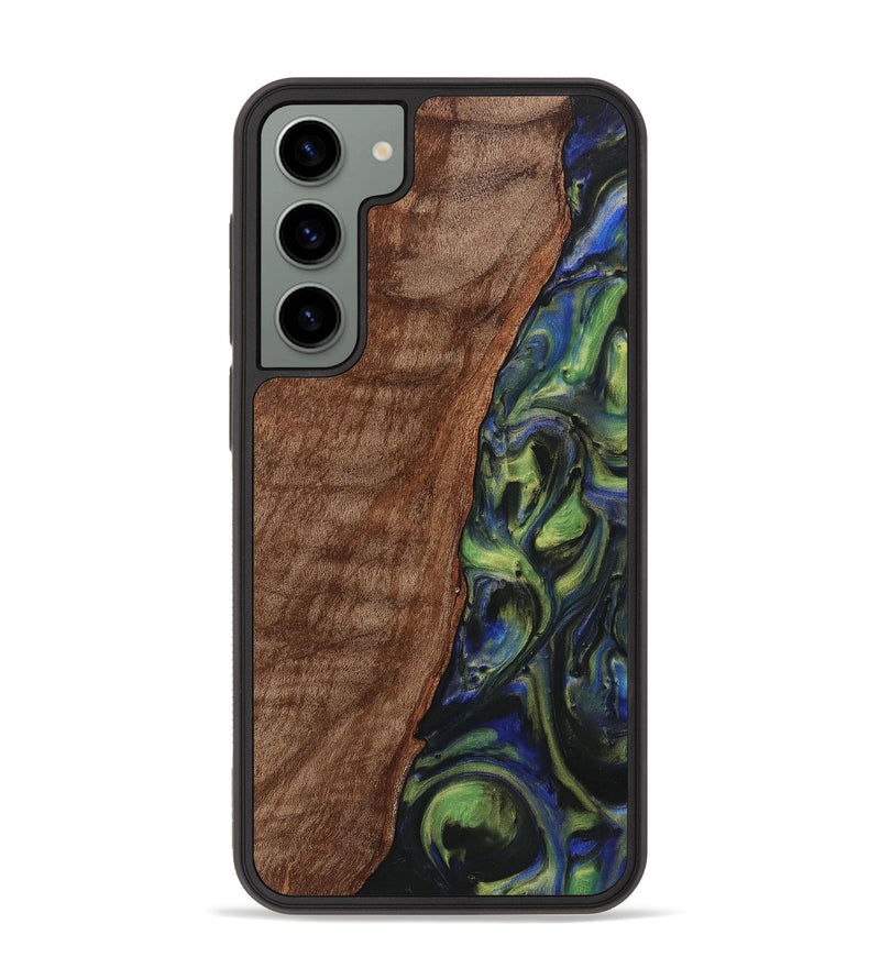 Galaxy S23 Plus Wood Phone Case - Farrah (Green, 725535)