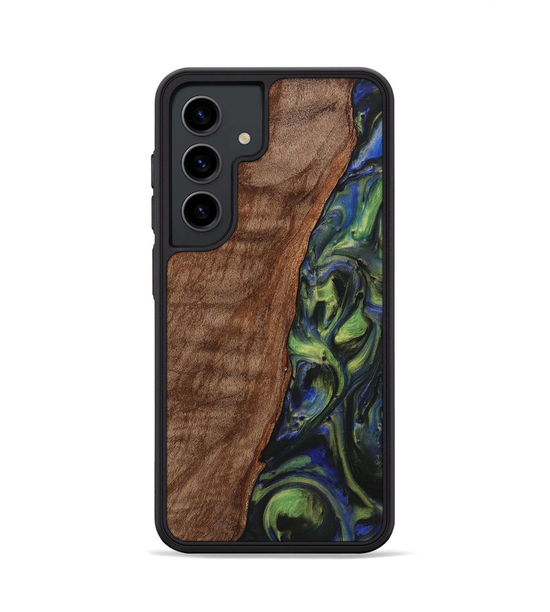 Galaxy S24 Wood Phone Case - Farrah (Green, 725535)