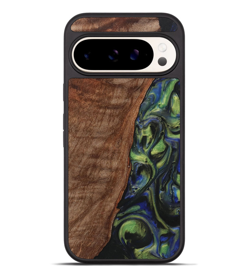 Pixel 9 Pro XL Wood Phone Case - Farrah (Green, 725535)