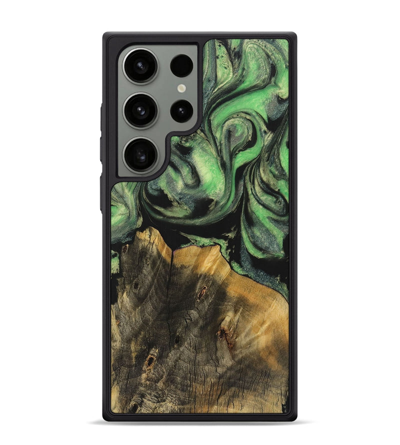 Galaxy S24 Ultra Wood Phone Case - Albert (Green, 725548)