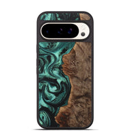 Pixel 9 Pro Wood Phone Case - Charles (Green, 725550)