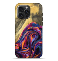 iPhone 16 Pro Max Wood Live Edge Phone Case - Luella (Purple, 725557)