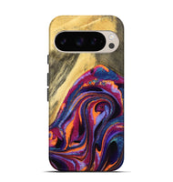 Pixel 9 Wood Live Edge Phone Case - Luella (Purple, 725557)