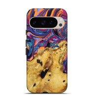 Pixel 9 Wood Live Edge Phone Case - Mikaela (Purple, 725558)