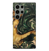 Galaxy S24 Ultra Wood Live Edge Phone Case - Teagan (Green, 725560)