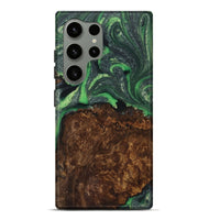 Galaxy S24 Ultra Wood Live Edge Phone Case - Myra (Green, 725561)