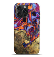 iPhone 16 Pro Max Wood Live Edge Phone Case - Jerome (Purple, 725563)