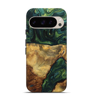 Pixel 9 Pro Wood Live Edge Phone Case - Donald (Green, 725565)