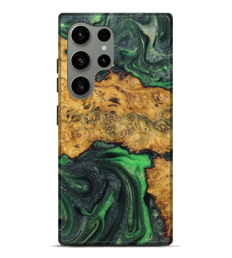 Galaxy S24 Ultra Wood Live Edge Phone Case - Regina (Green, 725567)