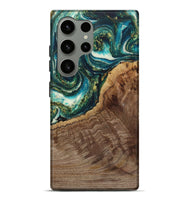 Galaxy S24 Ultra Wood Live Edge Phone Case - Kaitlin (Green, 725569)