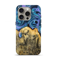 iPhone 16 Pro Wood Live Edge Phone Case - Jonathan (Purple, 725588)