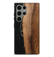 Galaxy S24 Ultra Wood Live Edge Phone Case - Ericka (Pure Black, 725591)