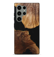 Galaxy S24 Ultra Wood Live Edge Phone Case - Ashton (Pure Black, 725592)