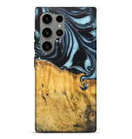 Galaxy S24 Ultra Wood Live Edge Phone Case - Sidney (Blue, 725600)