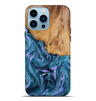 iPhone 14 Pro Max Wood Live Edge Phone Case - Chase (Purple, 725605)