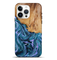 iPhone 15 Pro Max Wood Live Edge Phone Case - Chase (Purple, 725605)