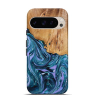 Pixel 9 Wood Live Edge Phone Case - Chase (Purple, 725605)