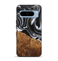 Pixel 8 Pro Wood Live Edge Phone Case - Staci (Black & White, 725609)