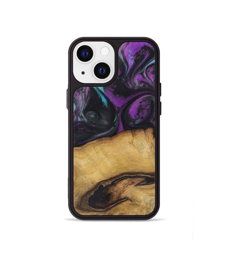 iPhone 13 mini Wood Phone Case - Raquel (Purple, 725662)