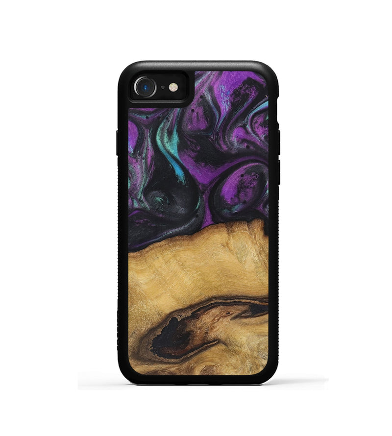 iPhone SE Wood Phone Case - Raquel (Purple, 725662)