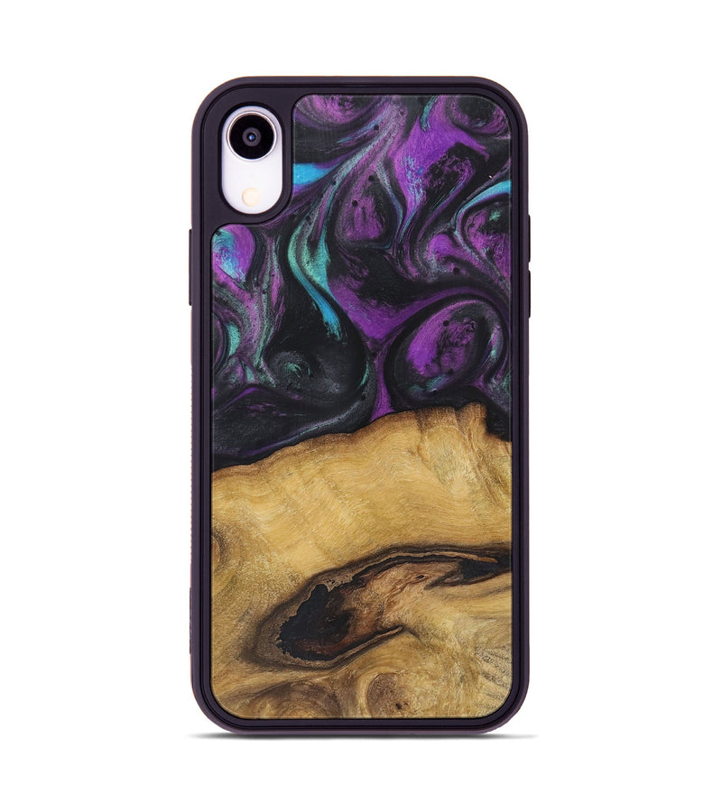 iPhone Xr Wood Phone Case - Raquel (Purple, 725662)