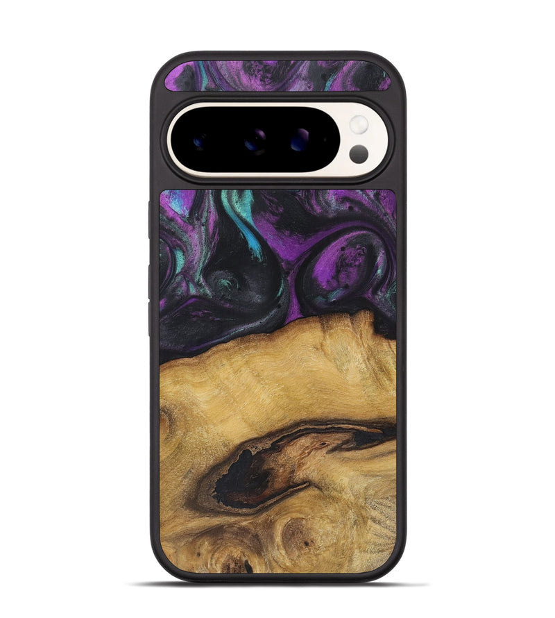 Pixel 9 Wood Phone Case - Raquel (Purple, 725662)