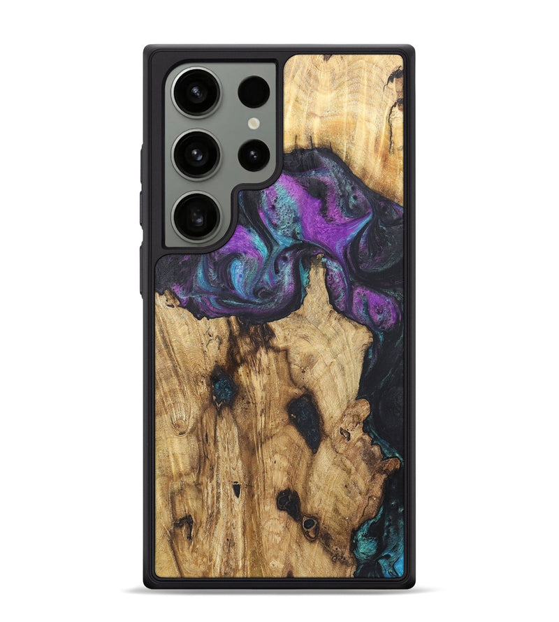 Galaxy S24 Ultra Wood Phone Case - Isabelle (Purple, 725668)